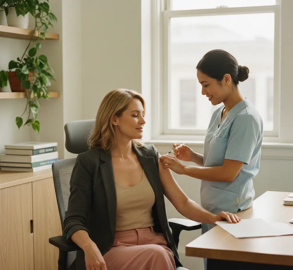 Operativo de vacunación contra la influenza para empresas - Vacunación laboral profesional